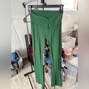 Aerie extra twist crossover high waisted flare leggings